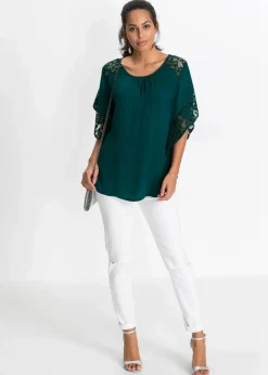 Damen bonprix Bekleidung·Jacken & Mäntel|Nachhaltigere Materialien|Tunikabluse