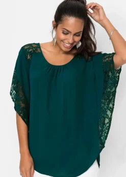 Damen bonprix Bekleidung·Jacken & Mäntel|Nachhaltigere Materialien|Tunikabluse