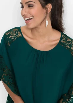 Damen bonprix Bekleidung·Jacken & Mäntel|Nachhaltigere Materialien|Tunikabluse