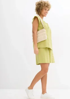 Clearance Tunikabluse aus Baumwoll-Seersucker Damen Bekleidung·Jacken & Mäntel|Blusen & Tuniken