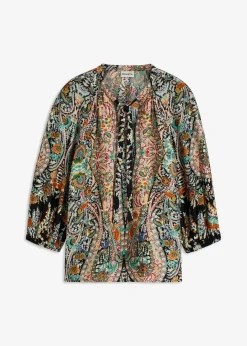 Damen bonprix Bekleidung·Jacken & Mäntel|Blusen & Tuniken|Tunikabluse aus fließendem Satin