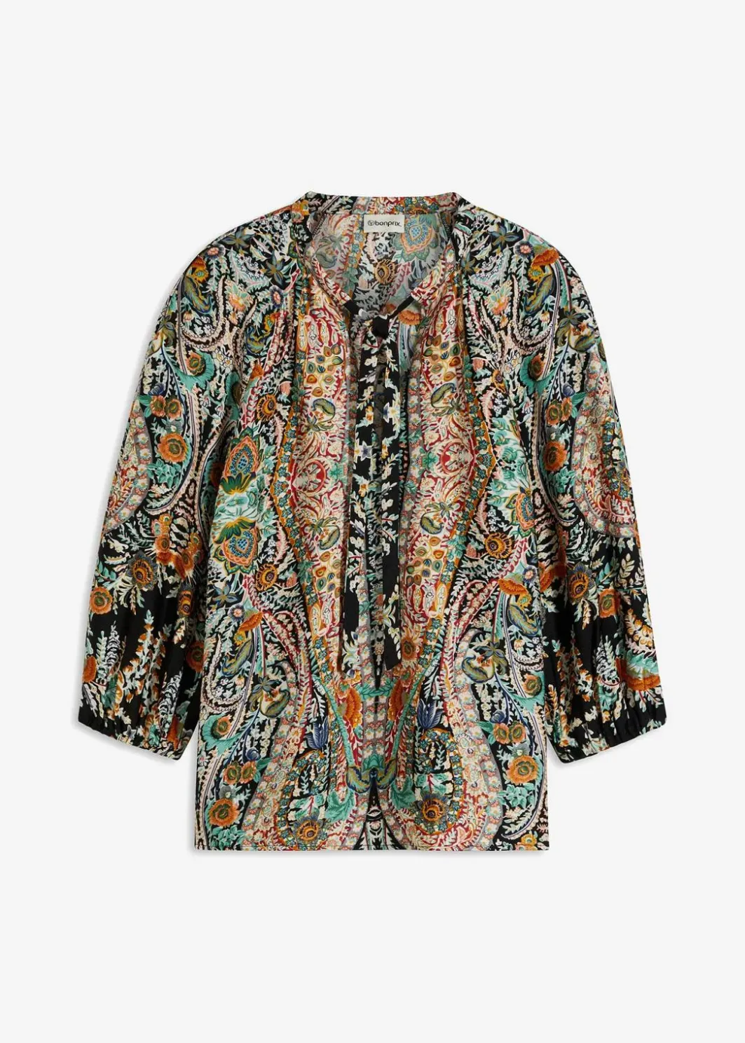 Damen bonprix Bekleidung·Jacken & Mäntel|Blusen & Tuniken|Tunikabluse aus fließendem Satin