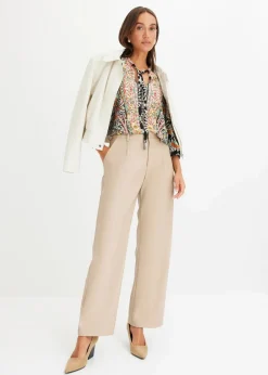 Damen bonprix Bekleidung·Jacken & Mäntel|Blusen & Tuniken|Tunikabluse aus fließendem Satin