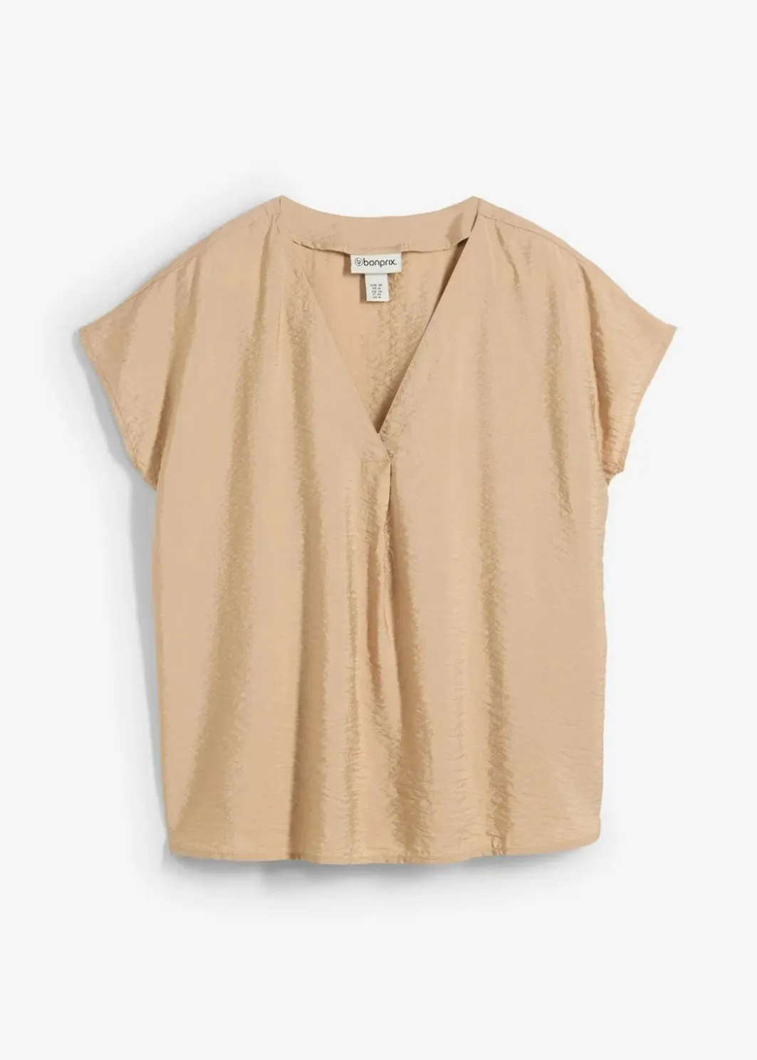 Damen bonprix Bekleidung·Jacken & Mäntel|Blusen & Tuniken|Tunikabluse aus fließendem Viskose-Mix