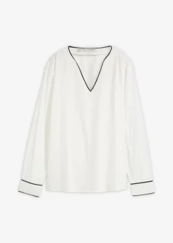 Damen bonprix Blusen & Tuniken|Bekleidung·Jacken & Mäntel|Tunikabluse aus fließender Viskose