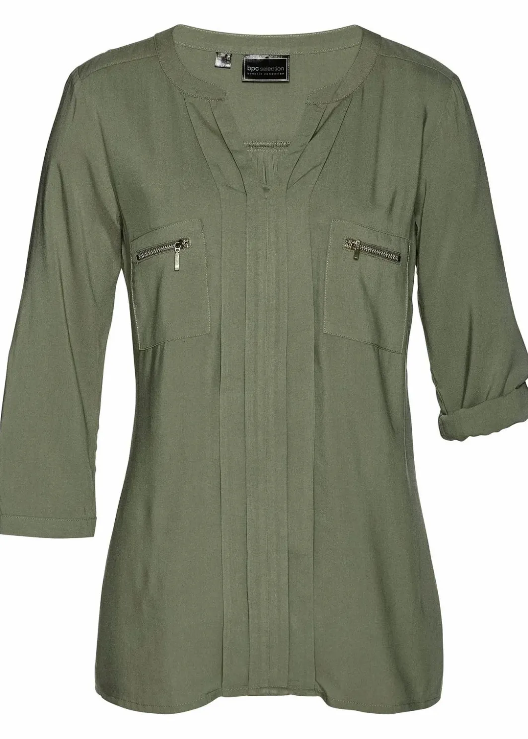 Damen bonprix Blusen & Tuniken|Nachhaltigere Materialien|Tunikabluse aus fließender Viskose