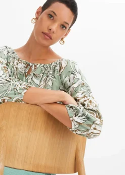 Damen bonprix Bekleidung·Jacken & Mäntel|Blusen & Tuniken|Tunikabluse aus fließender Viskose