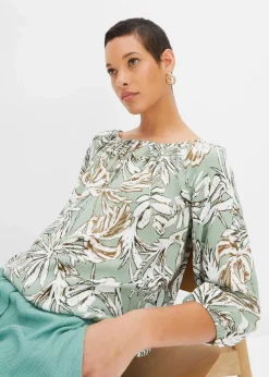 Damen bonprix Bekleidung·Jacken & Mäntel|Blusen & Tuniken|Tunikabluse aus fließender Viskose
