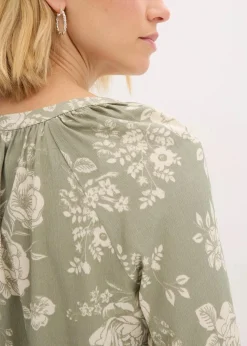 Damen bonprix Blusen & Tuniken|Bekleidung·Jacken & Mäntel|Tunikabluse aus leichtem Crêpe