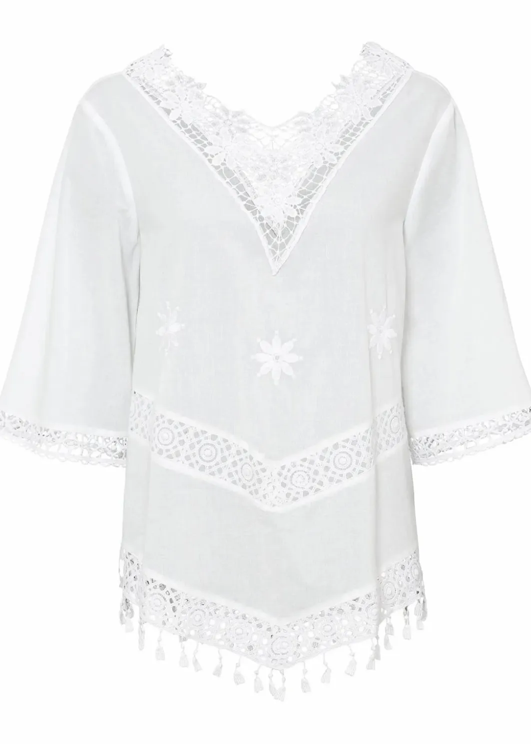 Sale Tunikabluse aus reiner Baumwolle Damen Bekleidung·Jacken & Mäntel|Blusen & Tuniken