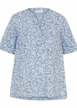 Clearance Tunikabluse aus reiner Baumwolle Damen Blusen & Tuniken