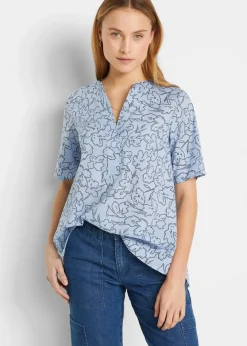 Clearance Tunikabluse aus reiner Baumwolle Damen Blusen & Tuniken