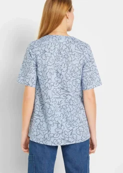 Clearance Tunikabluse aus reiner Baumwolle Damen Blusen & Tuniken