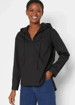 Damen bonprix Nachhaltigere Materialien|Blusen & Tuniken|Tunikabluse aus reiner Bio-Baumwolle