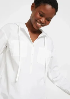 Clearance Tunikabluse aus reiner Bio-Baumwolle Damen Bekleidung·Jacken & Mäntel|Blusen & Tuniken