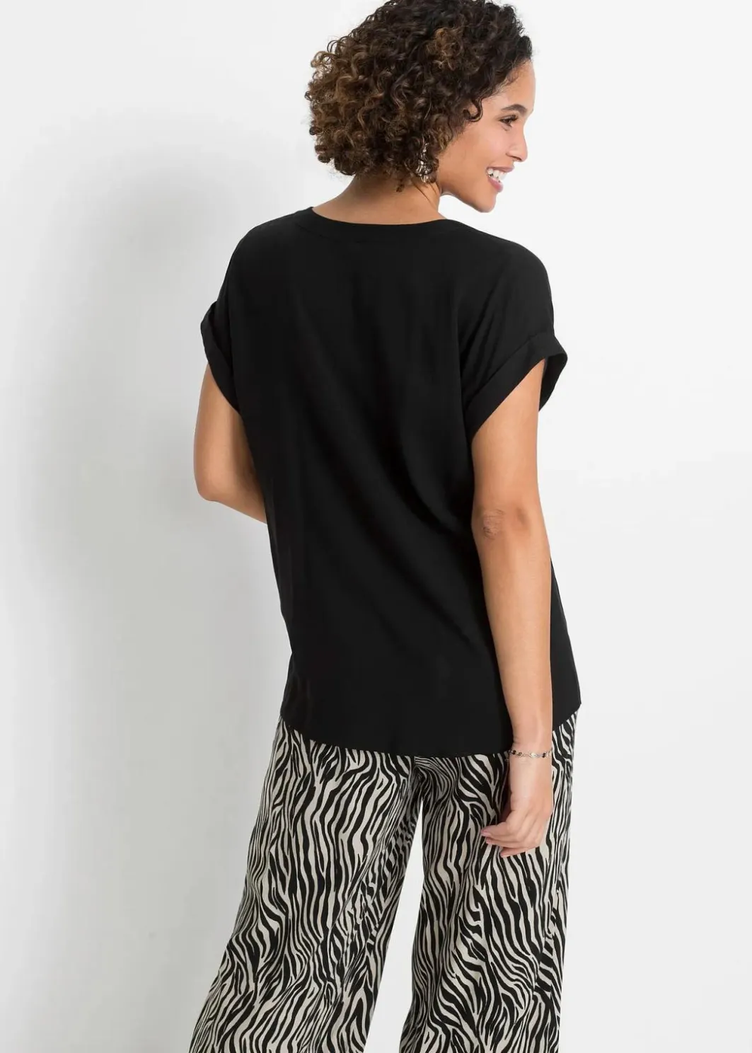 Damen bonprix Bekleidung·Jacken & Mäntel|Nachhaltigere Materialien|Tunikabluse aus reiner Viskose