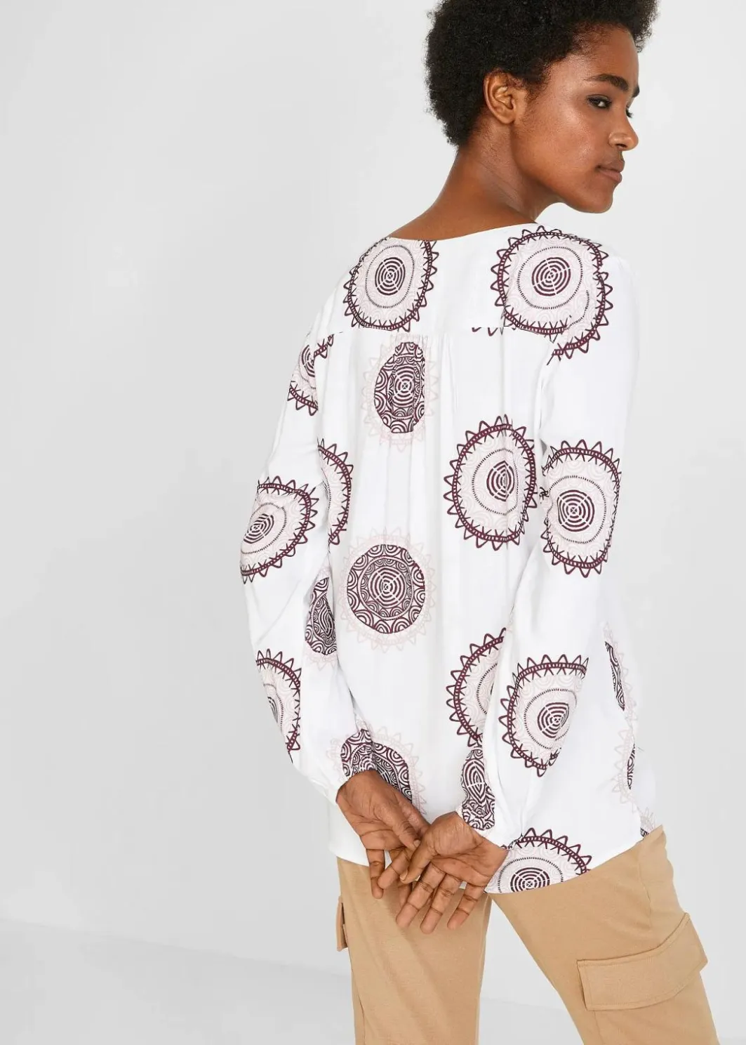 Damen bonprix Bekleidung·Jacken & Mäntel|Blusen & Tuniken|Tunikabluse aus softer Viskose