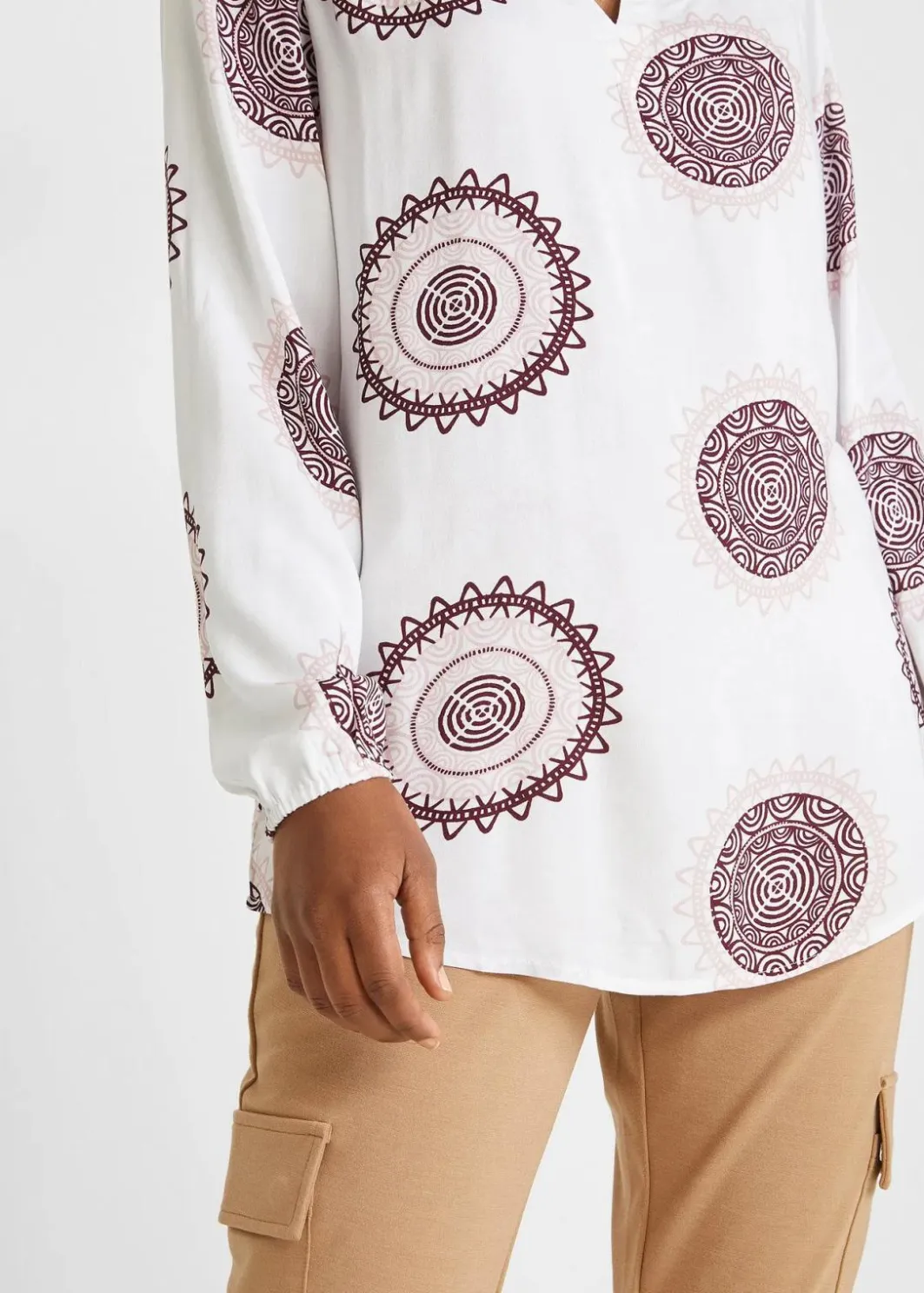Damen bonprix Bekleidung·Jacken & Mäntel|Blusen & Tuniken|Tunikabluse aus softer Viskose