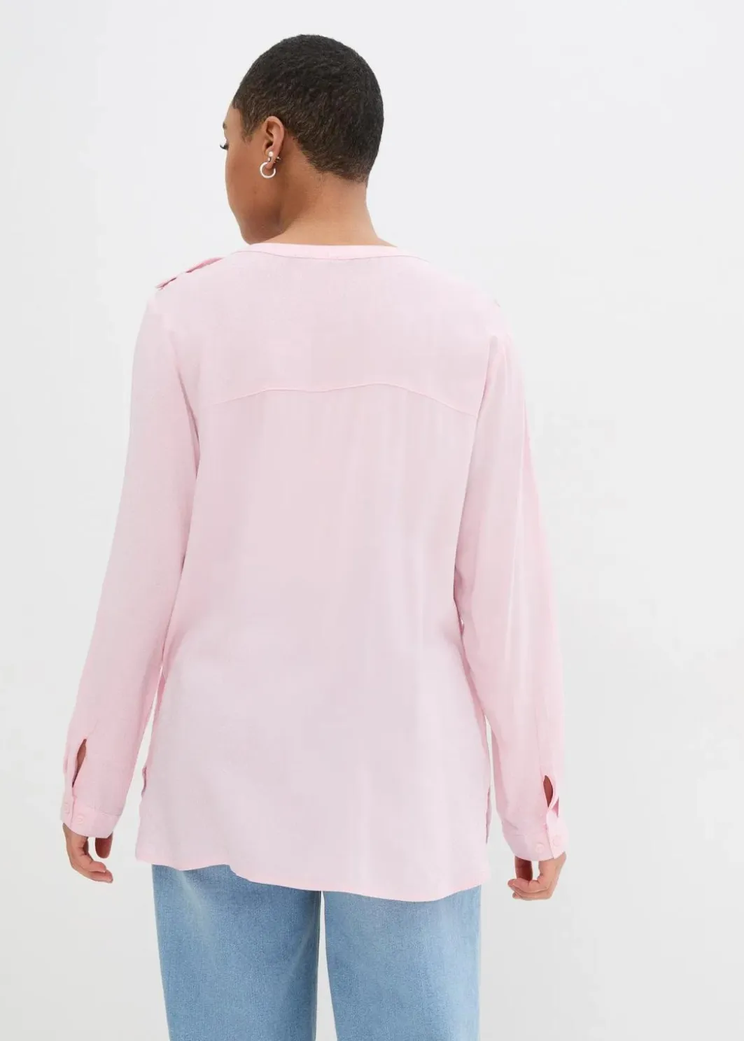 Damen bonprix Blusen & Tuniken|Nachhaltigere Materialien|Tunikabluse aus softer Viskose