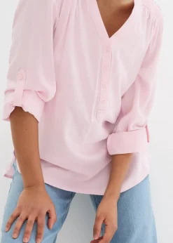 Damen bonprix Blusen & Tuniken|Nachhaltigere Materialien|Tunikabluse aus softer Viskose