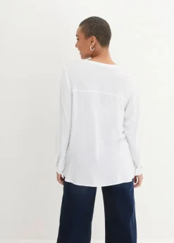 New Tunikabluse aus softer Viskose Damen Blusen & Tuniken|Nachhaltigere Materialien