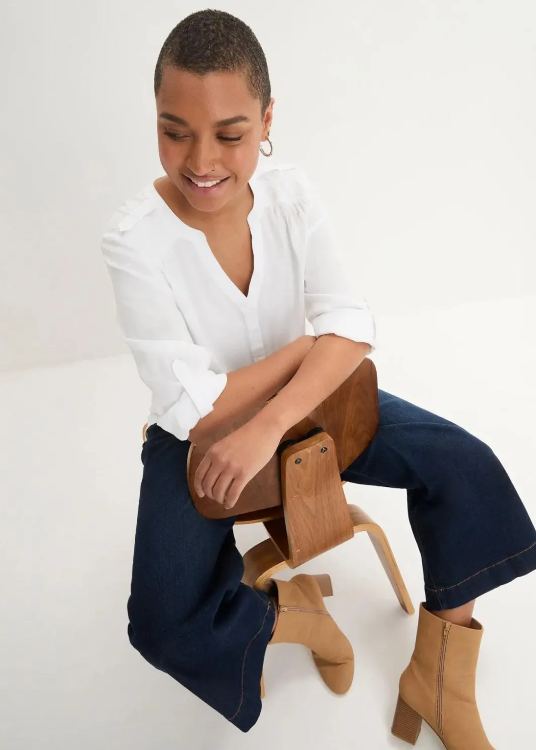 New Tunikabluse aus softer Viskose Damen Blusen & Tuniken|Nachhaltigere Materialien