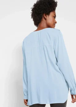 Clearance Tunikabluse aus softer Viskose Damen Blusen & Tuniken|Nachhaltigere Materialien