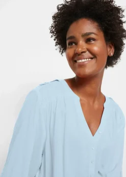 Clearance Tunikabluse aus softer Viskose Damen Blusen & Tuniken|Nachhaltigere Materialien