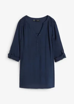 Damen bonprix Blusen & Tuniken|Nachhaltigere Materialien|Tunikabluse aus softer Viskose