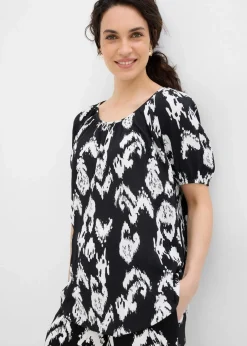 Hot Tunikabluse aus softer Viskose Damen Blusen & Tuniken|Zweiteiler & Sets