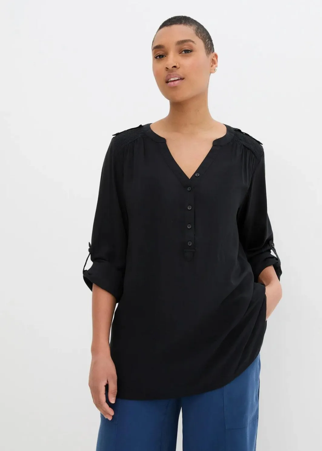 Best Tunikabluse aus softer Viskose Damen Blusen & Tuniken|Nachhaltigere Materialien