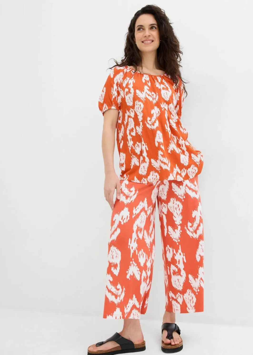 Damen bonprix Bekleidung·Jacken & Mäntel|Zweiteiler & Sets|Tunikabluse aus softer Viskose