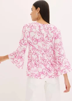 Damen bonprix Nachhaltigere Materialien|Blusen & Tuniken|Tunikabluse aus strukturierter Viskose