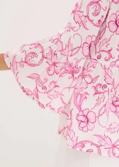 Damen bonprix Nachhaltigere Materialien|Blusen & Tuniken|Tunikabluse aus strukturierter Viskose