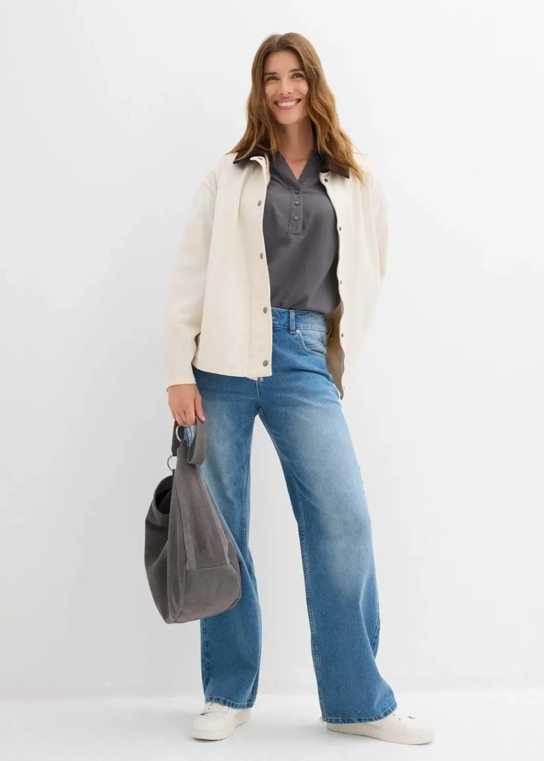 Damen bonprix Bekleidung·Jacken & Mäntel|Blusen & Tuniken|Tunikabluse aus Viskose