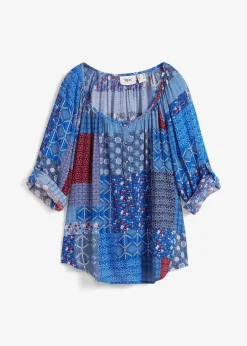 Clearance Tunikabluse, Crincle, Langarm Damen Bekleidung·Jacken & Mäntel|Blusen & Tuniken