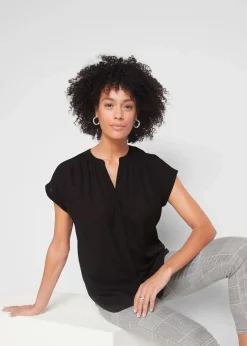 Discount Tunikabluse Georgette Damen Blusen & Tuniken|Bekleidung·Jacken & Mäntel