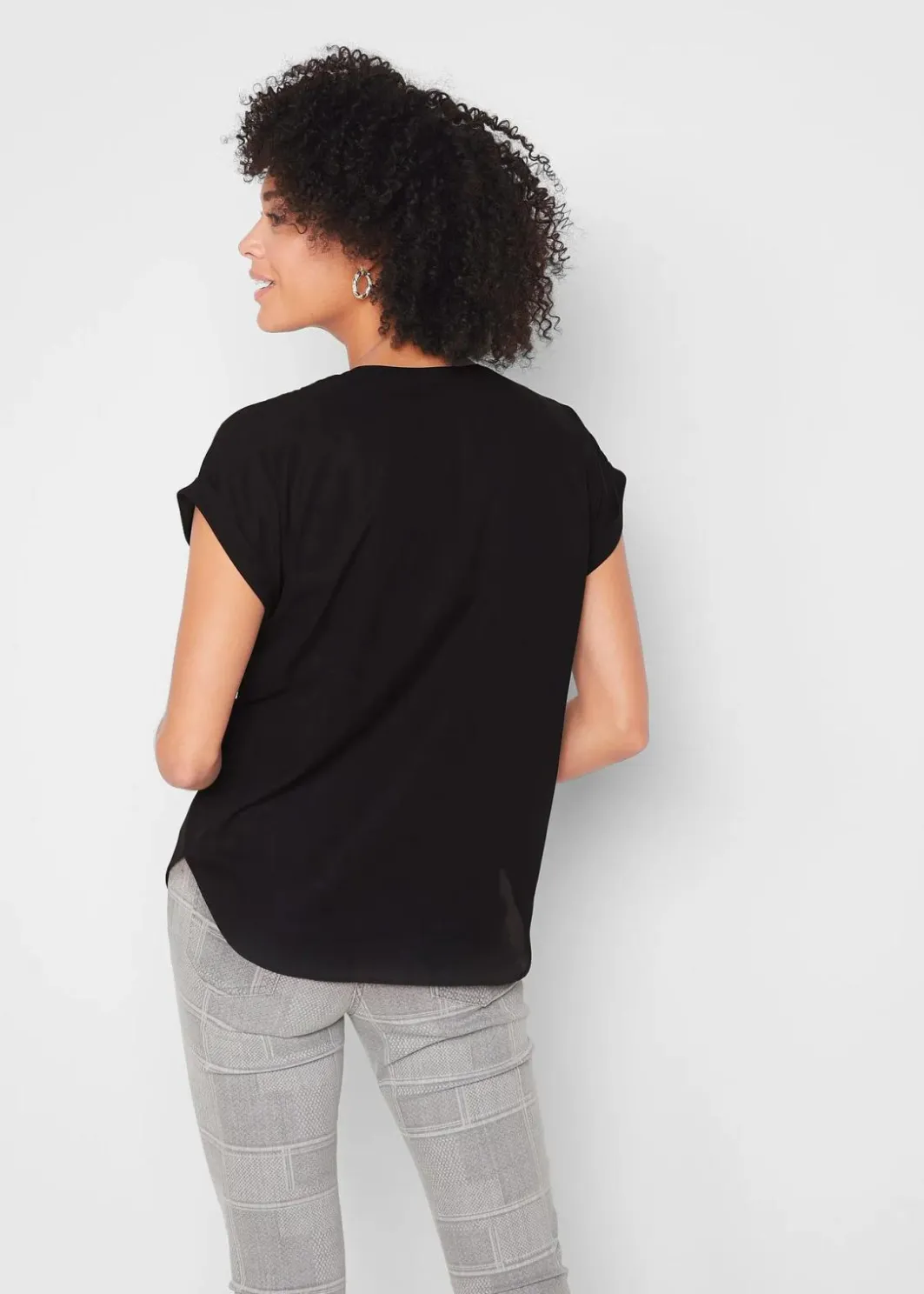 Discount Tunikabluse Georgette Damen Blusen & Tuniken|Bekleidung·Jacken & Mäntel