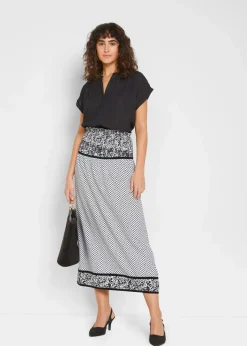 Discount Tunikabluse Georgette Damen Blusen & Tuniken|Bekleidung·Jacken & Mäntel