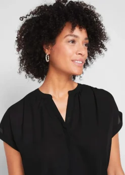 Discount Tunikabluse Georgette Damen Blusen & Tuniken|Bekleidung·Jacken & Mäntel
