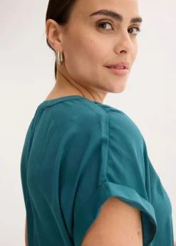 Damen bonprix Blusen & Tuniken|Bekleidung·Jacken & Mäntel|Tunikabluse Georgette