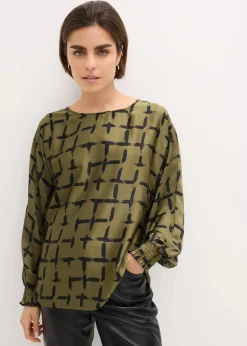 Sale Tunikabluse mit Fledermausärmeln Damen Blusen & Tuniken|Bekleidung·Jacken & Mäntel