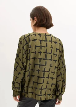 Sale Tunikabluse mit Fledermausärmeln Damen Blusen & Tuniken|Bekleidung·Jacken & Mäntel
