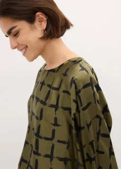 Sale Tunikabluse mit Fledermausärmeln Damen Blusen & Tuniken|Bekleidung·Jacken & Mäntel