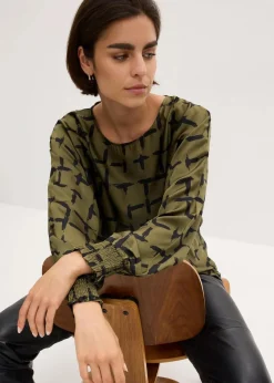 Sale Tunikabluse mit Fledermausärmeln Damen Blusen & Tuniken|Bekleidung·Jacken & Mäntel