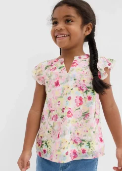 Kinder bonprix Mädchen 2-8 Jahre·Nachhaltigere Materialien|Mädchen 9-16 Jahre·Nachhaltigere Materialien|Tunikabluse mit Rüschen