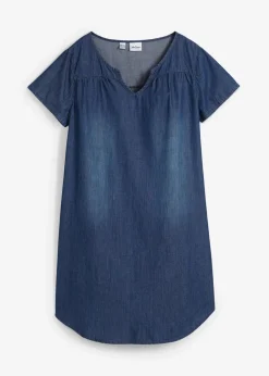 Damen bonprix Bekleidung·Pullover & Strickjacken|Kleider|Tunika-Jeanskleid