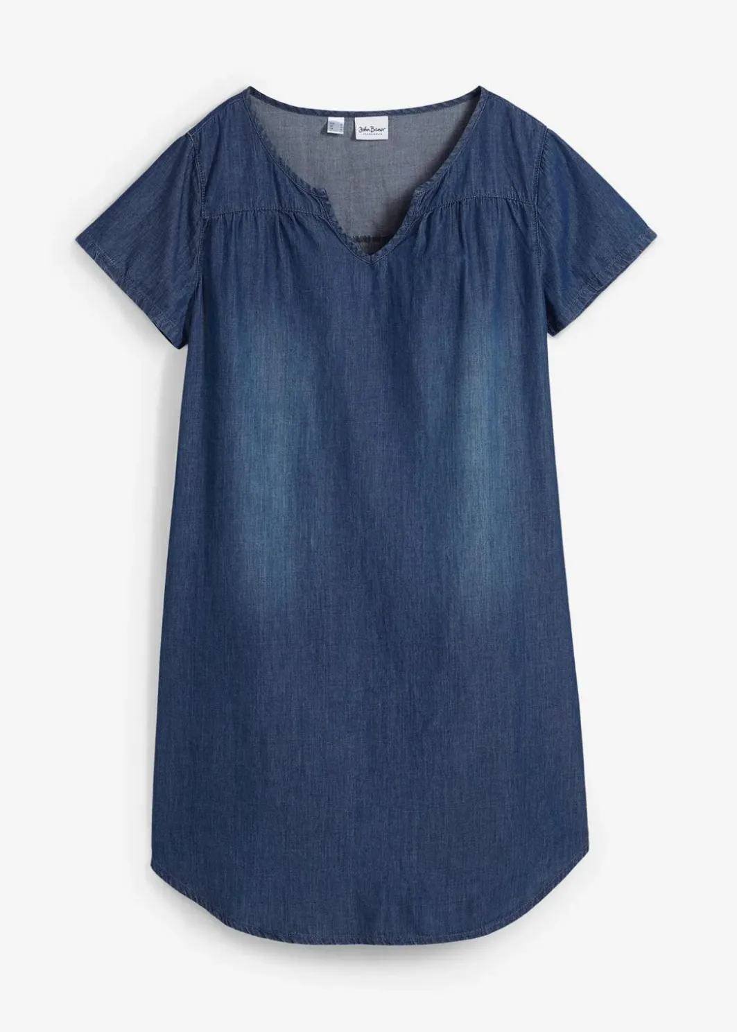 Damen bonprix Bekleidung·Pullover & Strickjacken|Kleider|Tunika-Jeanskleid