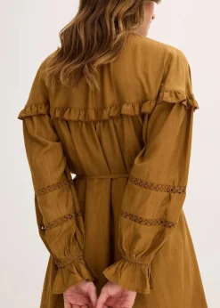 Damen bonprix Bekleidung·Pullover & Strickjacken|Kleider|Tunika-Kleid aus feinem Viskose-Mix