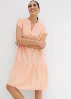 Damen bonprix Bekleidung·Pullover & Strickjacken|Kleider|Tunikakleid aus feiner Viskose